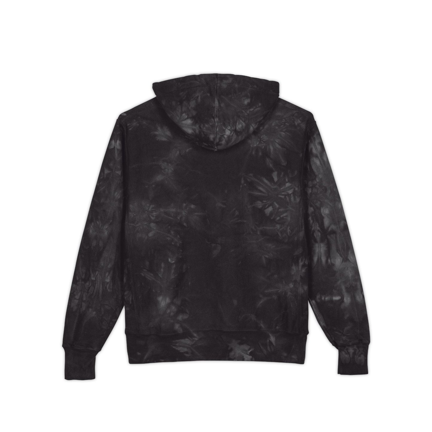 Embroidered Tie-Dye Hoodie