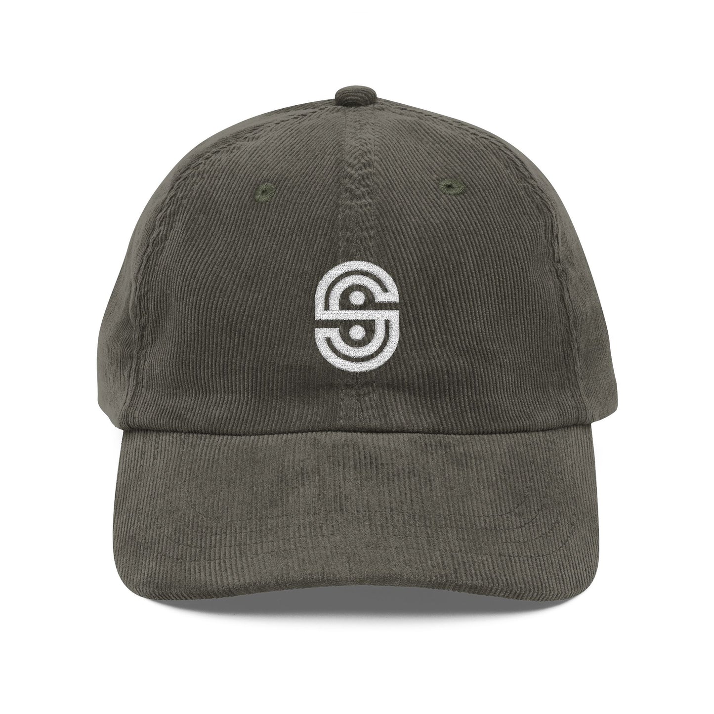 Embroidered Corduroy Cap
