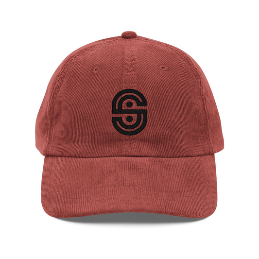 Embroidered Corduroy Cap
