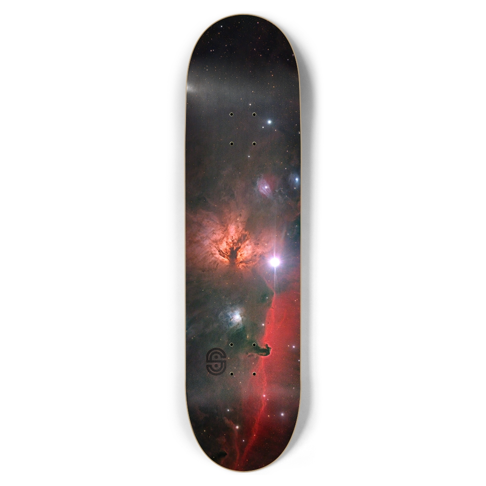 Flame and Horsehead Nebula 8.5"